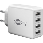 Goobay 44962 mobile device charger Universal White AC Indoor