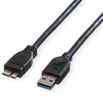 ROLINE USB 3.0 Cable, A - Micro B, M/M 0.15 m