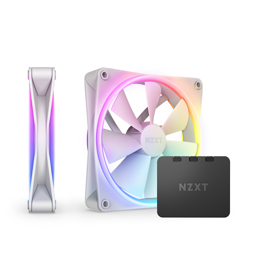 Image of NZXT F140 RGB DUO Twin Pack Computer case Fan 14 cm White 2 pc(s)