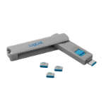 LogiLink AU0052 port blocker USB Type-C Blue, Grey 1 pc(s)