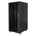 Lanberg FF01-6827-12BL rack cabinet 27U Freestanding rack Black