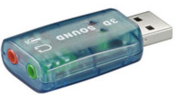 Image of Microconnect 68878 audio card 2.0 channels USB