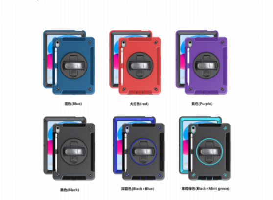 JLC Apple iPad 10th 10.9 2022 Spartan Case with Velcro Hand strap