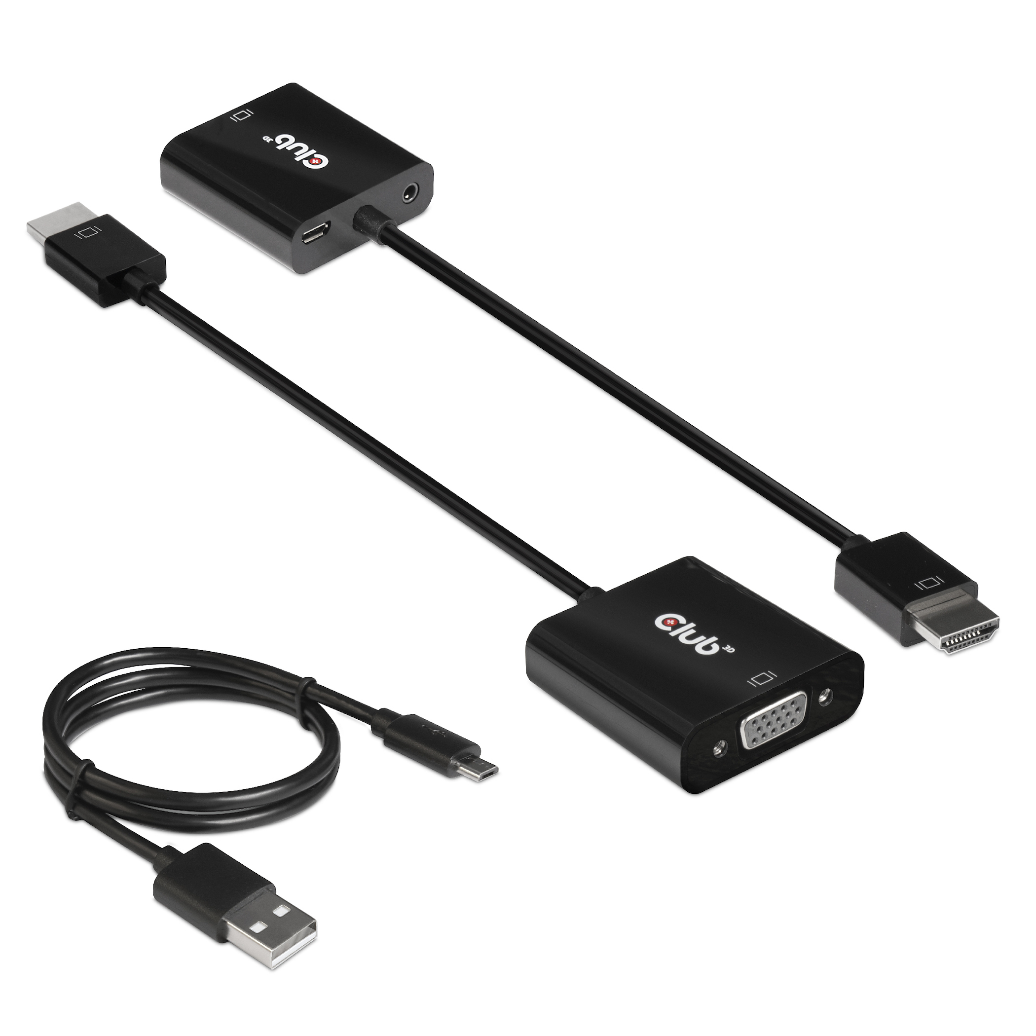 Image of CLUB3D CAC-1302 video cable adapter 0.5 m HDMI Type A (Standard)...