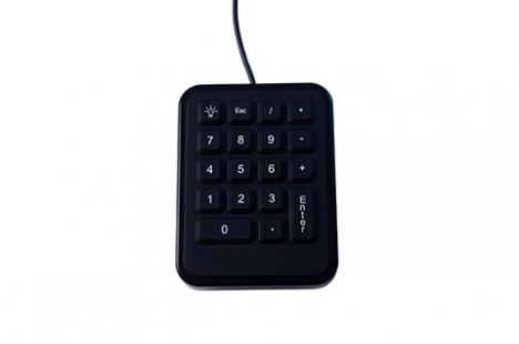 Gamber-Johnson iKey Mobile numeric keypad Universal Black