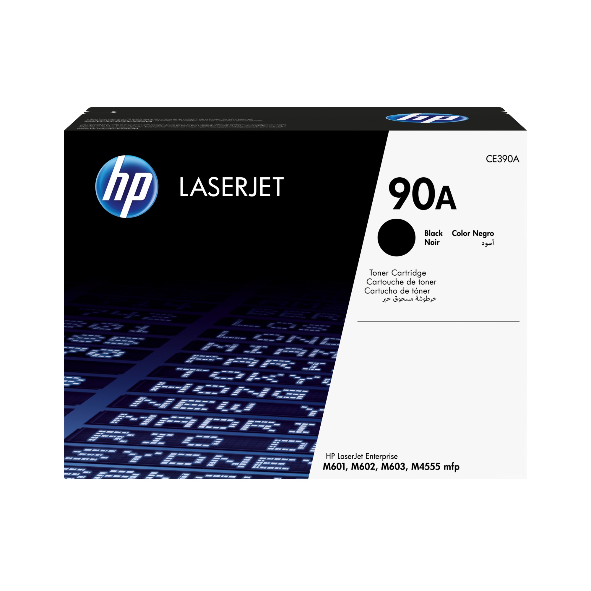 HP CE390A/90A Toner cartridge black, 10K pages ISO/IEC 19752 for HP LaserJet M 4555/601/602