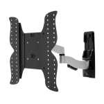 Amer Mounts AMRWEX420 monitor mount / stand 139.7 cm (55") Black, Stainless steel Wall