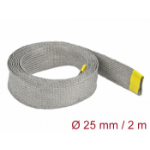 DeLOCK Braided sleeve for EMC shielding stretchable 2 m x 25 mm
