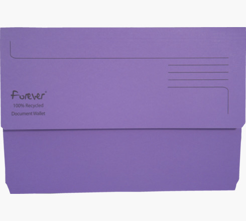 Image of Exacompta 211/5005Z folder Manila hemp Purple A4