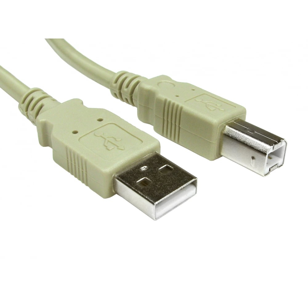 Image of Cables Direct USB2-102 USB cable 2 m USB A USB B Grey