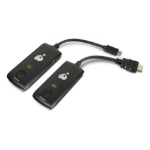 iogear GW4KHDCKIT AV extender AV transmitter & receiver Black