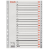 Esselte 100111 tab index Alphabetic tab index Polypropylene (PP) Grey