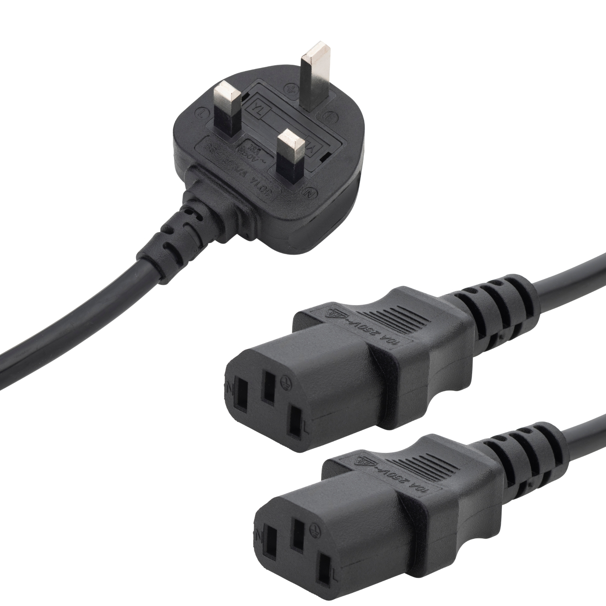 2.5M UK PLUG SPLITTER TO 2XC13 thumbnail