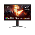 AOC G4 Q27G4ZD computer monitor 67.3 cm (26.5") 2560 x 1440 pixels Quad HD QD-OLED Black, Red