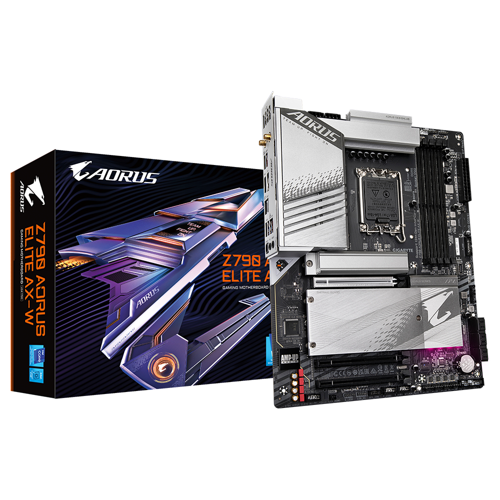 Image of Gigabyte Z790 AORUS ELITE AX-W motherboard Intel Z790 Express LGA...