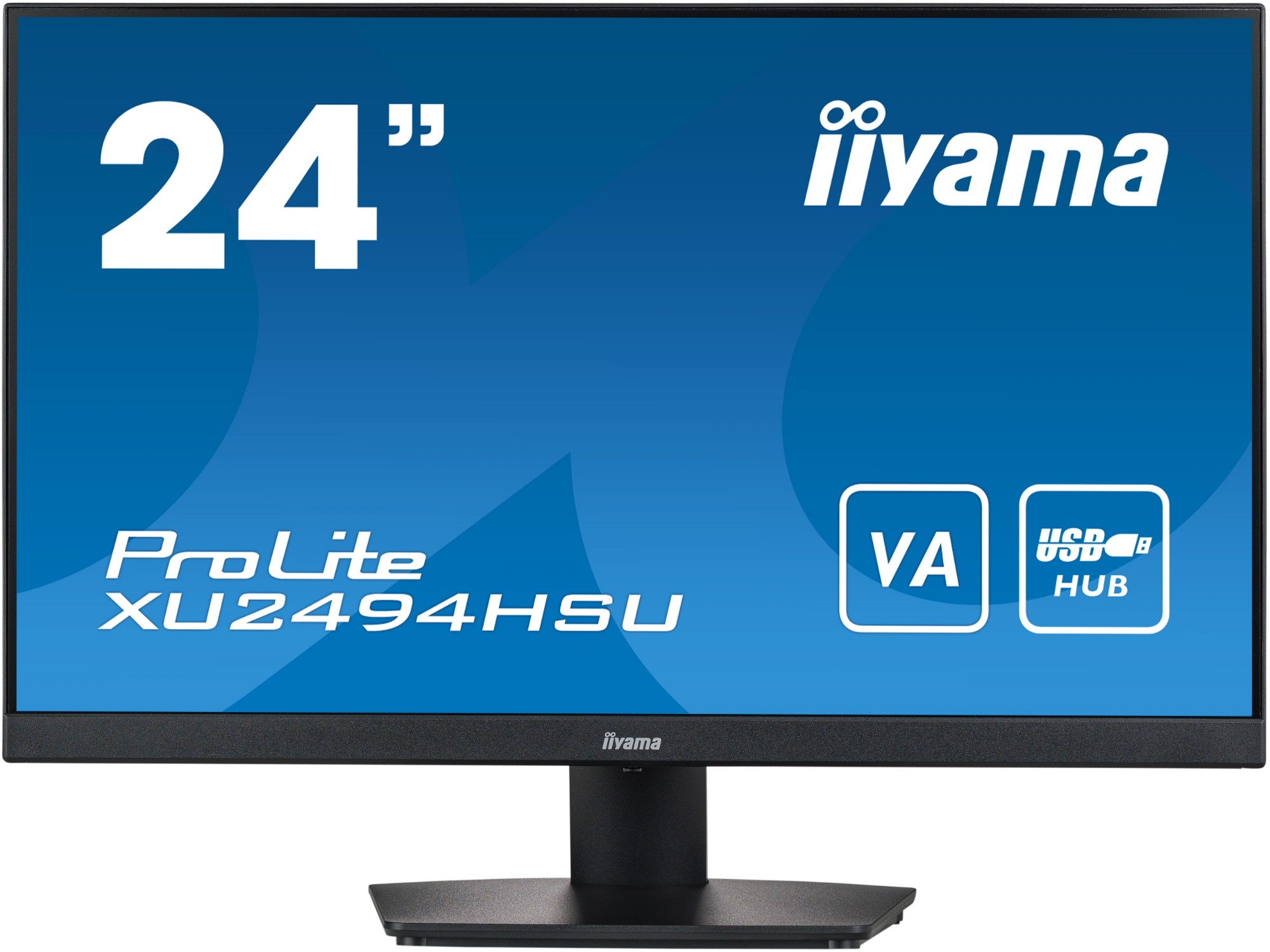 iiyama ProLite XU2494HSU-B2 computer monitor 60.5 cm (23.8") 1920 x 1080 pixels Full HD LED Black