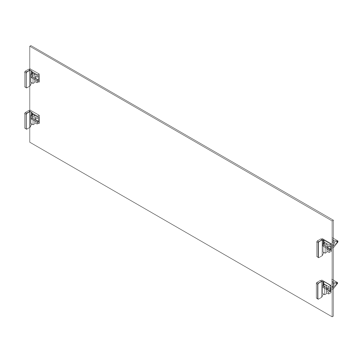 Vertiv 525-FPTL19 rack accessory Filler panel