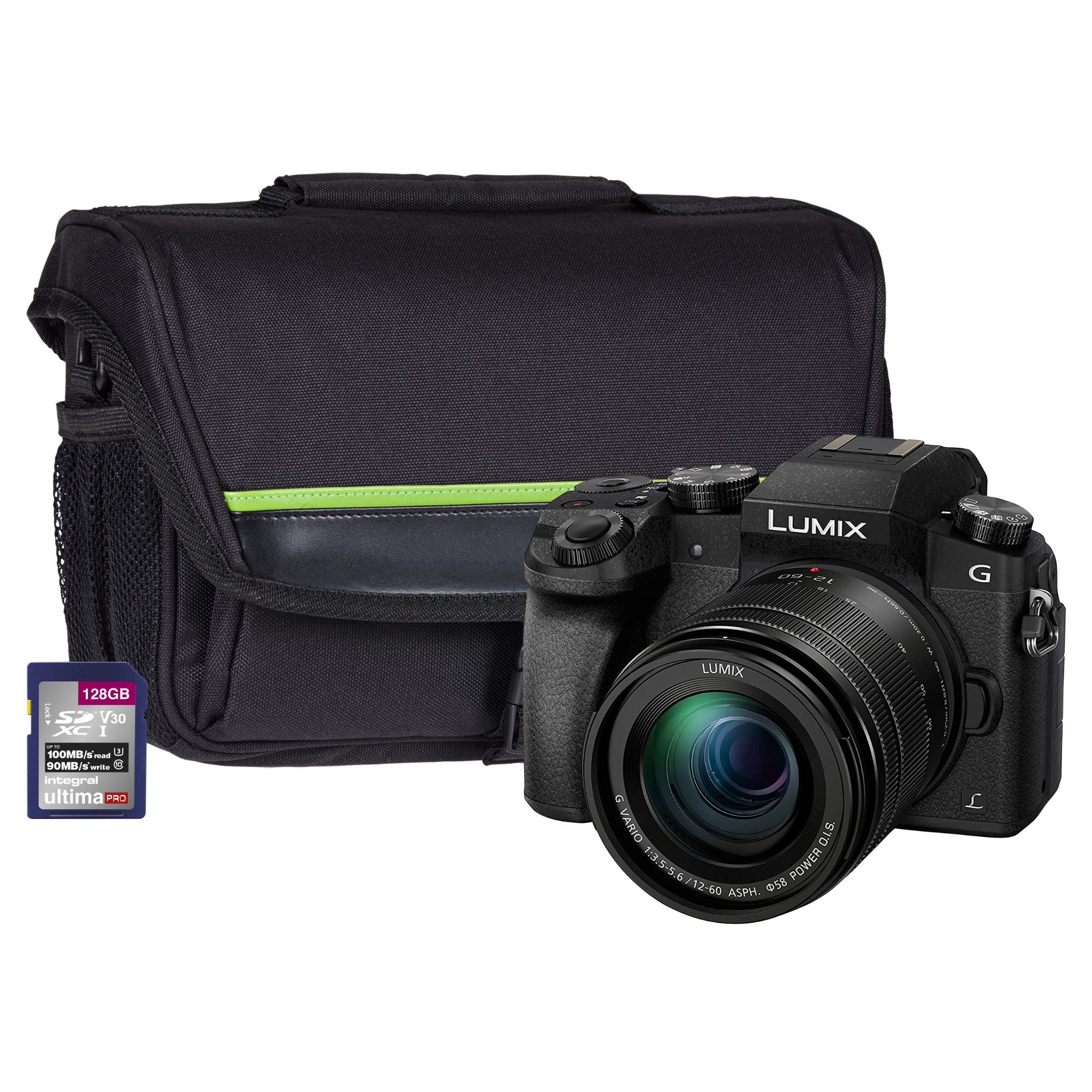 Panasonic DMC-G7 CSC Camera Kit inc 12-60mm Lumix Lens. 128GB SD Card