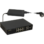 PULSAR SF108 network switch Managed Fast Ethernet (10/100) Power over Ethernet (PoE) Black