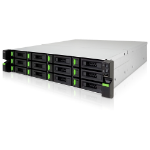 Origin Storage QSAN 5 Series 2U Rackmount 12 Bay 3.5in NAS System Excluding Additional SFF Rear Bays