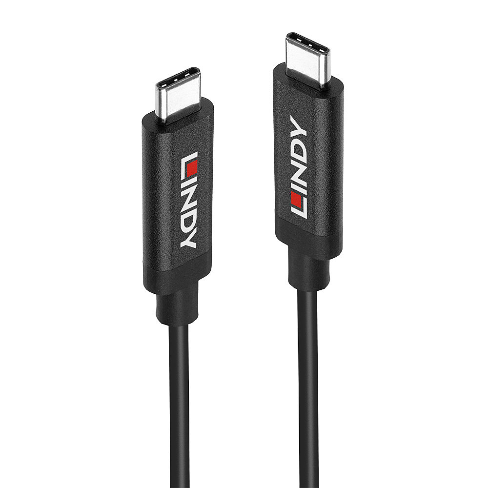 Photos - Cable (video, audio, USB) Lindy 5m Active USB 3.2 Gen 2 C/C Cable 43308 