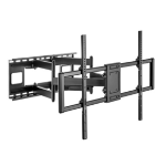 Gembird WM-120ST-01 tv-bevestiging 3,05 m (120") Zwart