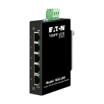 Tripp Lite NGI-U05 5-Port Unmanaged Industrial Gigabit Ethernet Switch - 10/100/1000 Mbps, DIN/Wall Mount