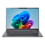 Acer Aspire 16 AI NX.JLNEG.009 netbook Copilot+ PC Qualcomm Snapdragon X1-26-100 40.6 cm (16") WUXGA 16 GB LPDDR5x-SDRAM 512 GB SSD Wi-Fi 7 (802.11be) Windows 11 Home German Grey