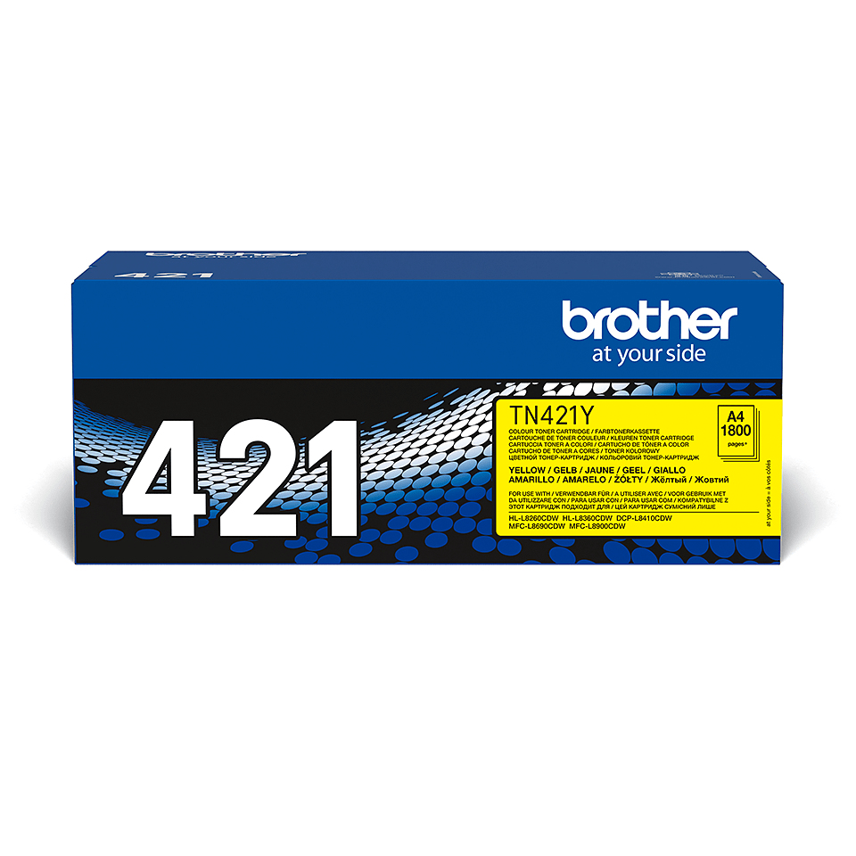 Image of Brother TN-421Y Toner-kit yellow, 1.8K pages ISO/IEC 19752 for...