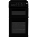 Beko 50cm Double Cavity Electric Cooker - Black