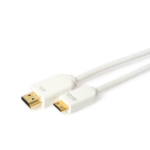 Techlink 726413 HDMI cable 3 m HDMI Type A (Standard) HDMI Type C (Mini) White