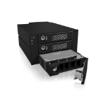 ICY BOX IB-553SSK 2x 5.25" Storage drive tray Black