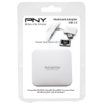 PNY AXP724 geheugenkaartlezer USB 2.0 Wit