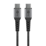 Goobay 49301 USB cable USB 2.0 0.5 m USB C Black, Grey