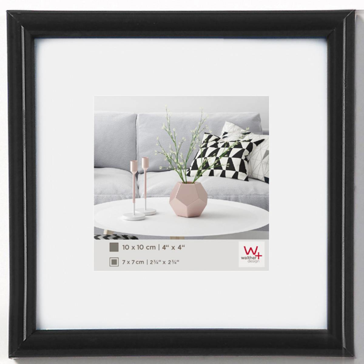 Image of Walther Design KB220H - Plastic - Black - Single picture frame -...