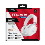 HyperX Cloud III S - Wireless Gaming Headset (White)
