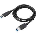 Targus 1m USB 3.0 USB cable USB 3.2 Gen 1 (3.1 Gen 1) 39.4" (1 m) USB A USB B Black