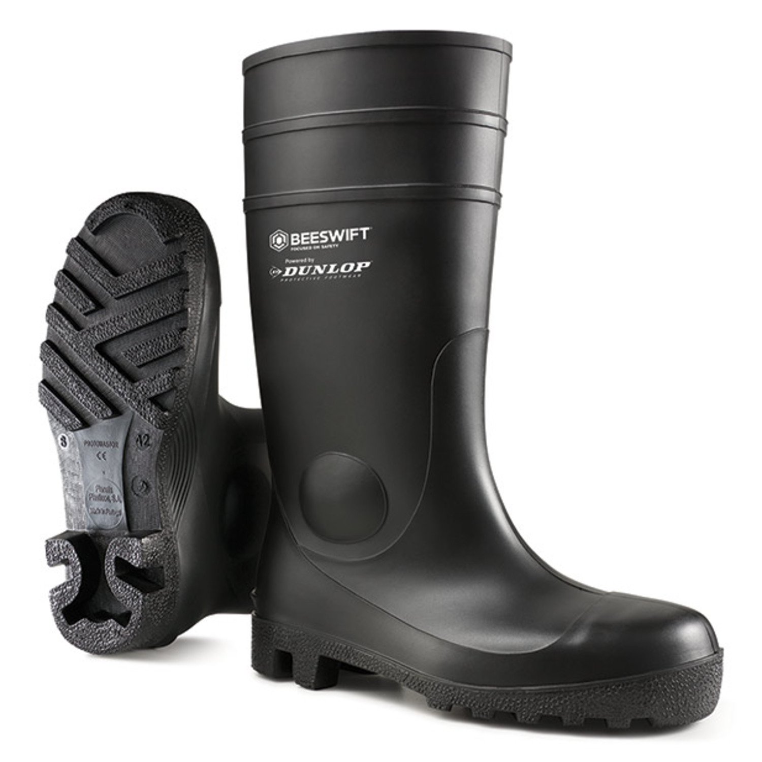 Produktbild von Dunlop Pricemaster Sicherheitsstiefel – Wasserdichte Wellington-Schuhe, 380VP / 380PP