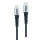 2GO 797511 USB-kabel USB 2.0 2 m USB C Zwart, Zilver