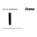 iiyama PROLITE Digital A-board 2.18 m (86") LED Wi-Fi 400 cd/m² 4K Ultra HD Black Touchscreen Built-in processor Android 24/7