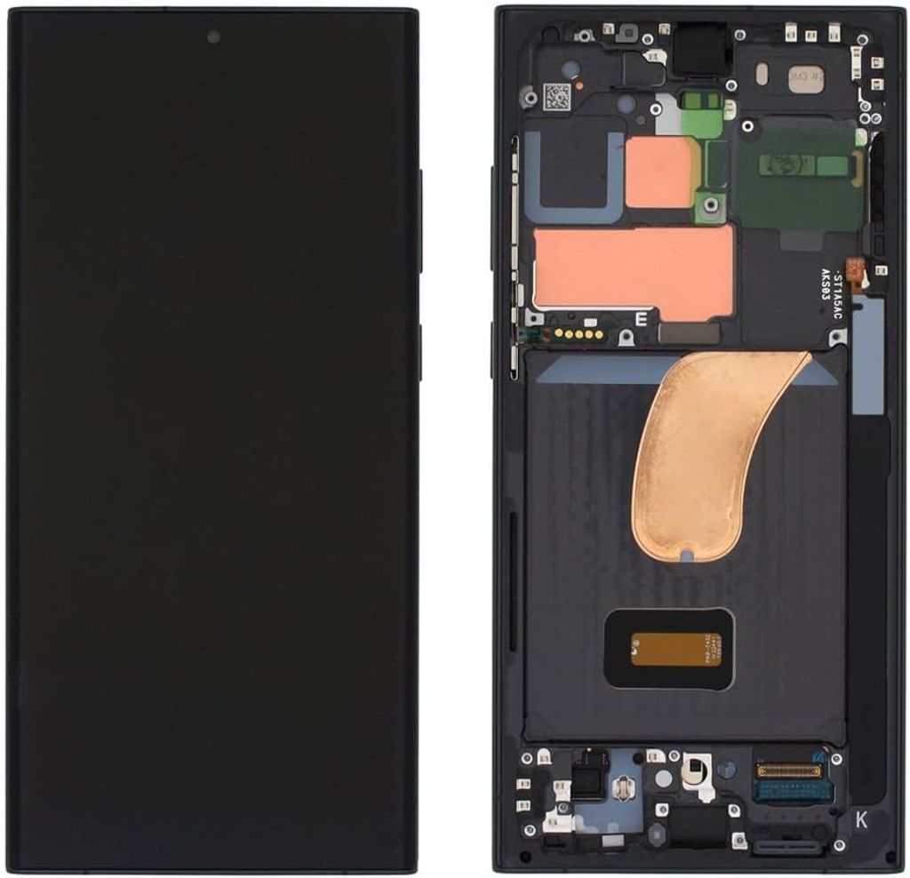 EU Product - S23 Ultra Original Display Assembled Frame - Black thumbnail