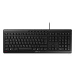 CHERRY STREAM keyboard Office USB QWERTZ German Black