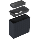 Kondator 935-K200B outlet box accessory Black 1 pc(s)