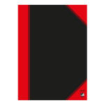 Bantex 100302814 writing notebook A4 96 sheets Black, Red