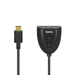 Hama 00205161 HDMI cable HDMI Type A (Standard) 2 x HDMI Type A (Standard) Black