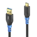PureLink FI-U320-020 USB cable USB 3.2 Gen 1 (3.1 Gen 1) 2 m USB A USB C Black, Blue