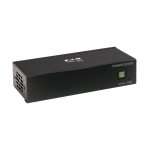 Tripp Lite B127A-110-BD DisplayPort over Cat6 Receiver with Repeater, 4K, 4:4:4, Transceiver, PoC, HDCP 2.2, 230 ft. (70.1 m), TAA