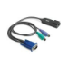 HPE KVM cable para video, teclado y ratón (kvm) Negro