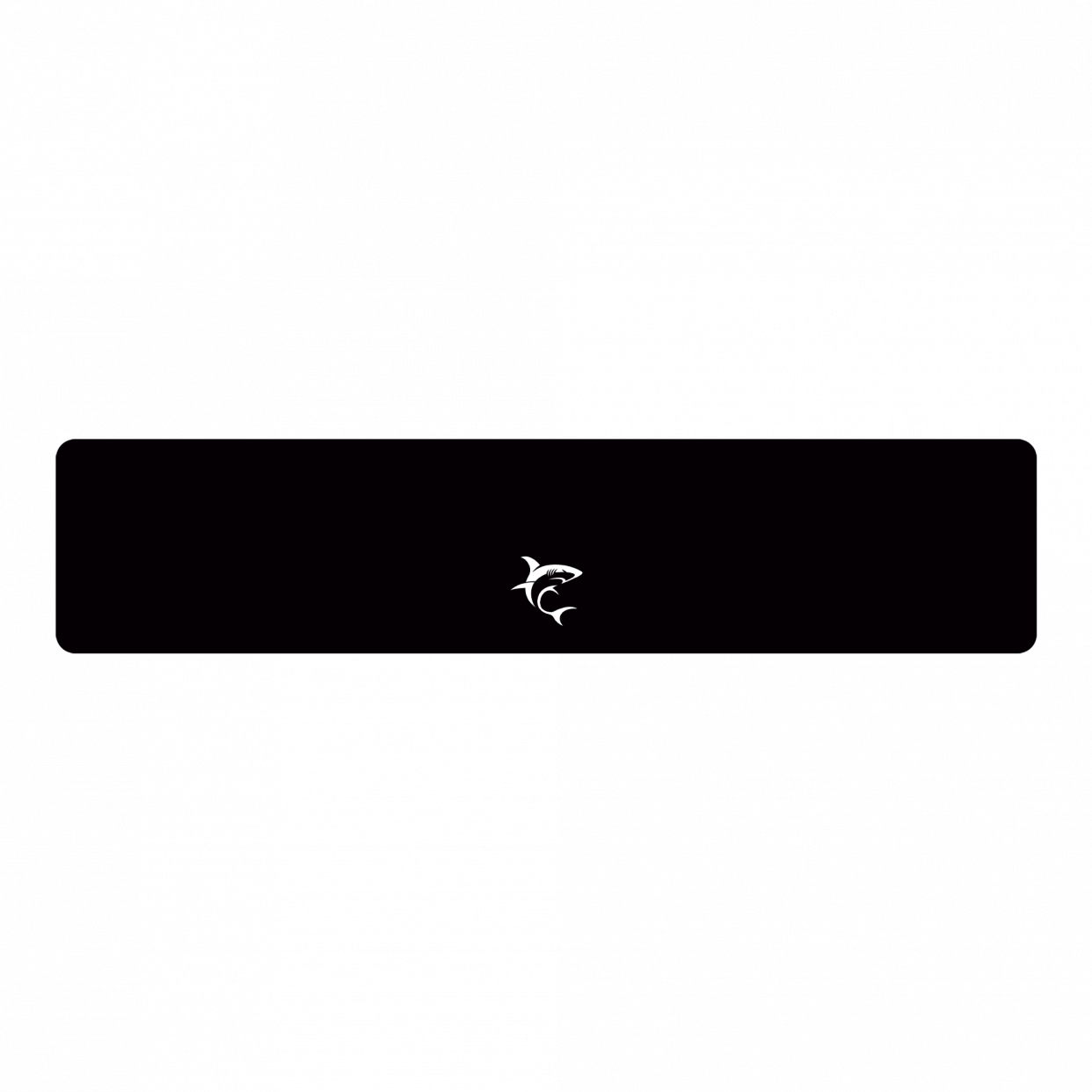 White Shark KP-1899 wrist rest Rubber Black