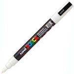 POSCA PC3M POSTER MARKER BULLET TIP 1.3MM WHITE